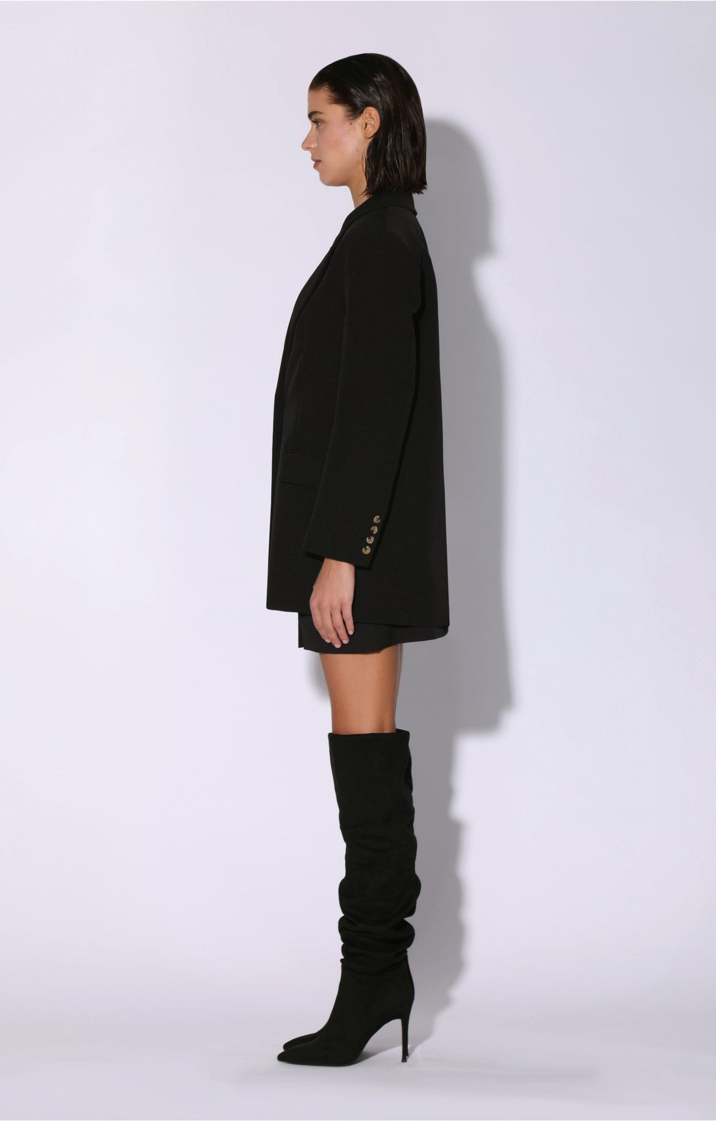 Kira Blazer, Black - Suiting by Walter Baker